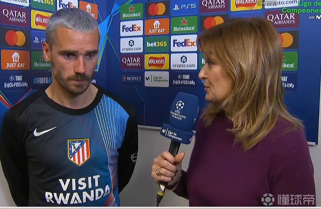 格列兹曼：和巴萨的2场都很难，肯定不能像上次在诺坎普那样