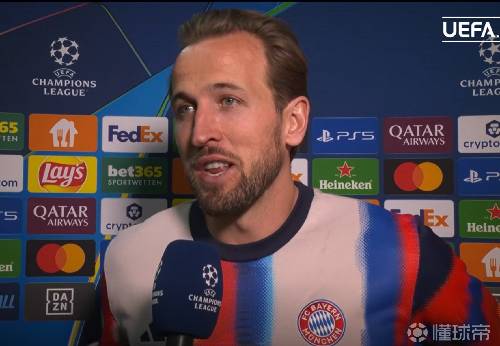 凯恩：第二球是我欧冠生涯最佳进球之一，融合了我所有的技术