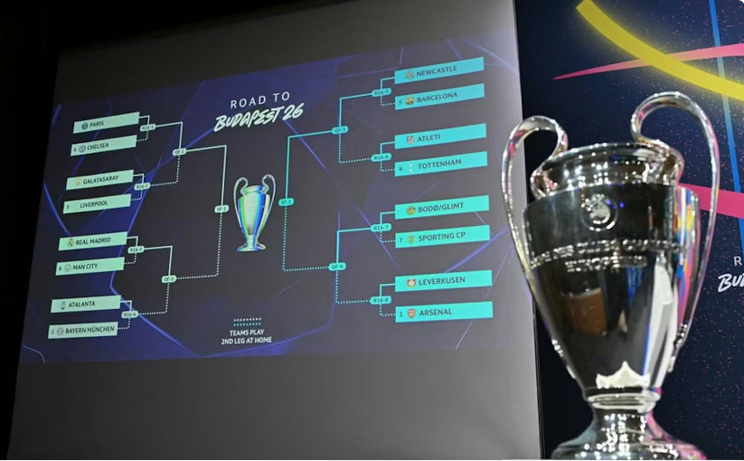 欧冠八强对阵出炉：阿森纳碰葡萄牙体育，皇马拜仁提前火拼