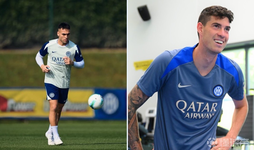 记者：巴斯托尼今天恢复完整合练，劳塔罗周末最多进入替补席