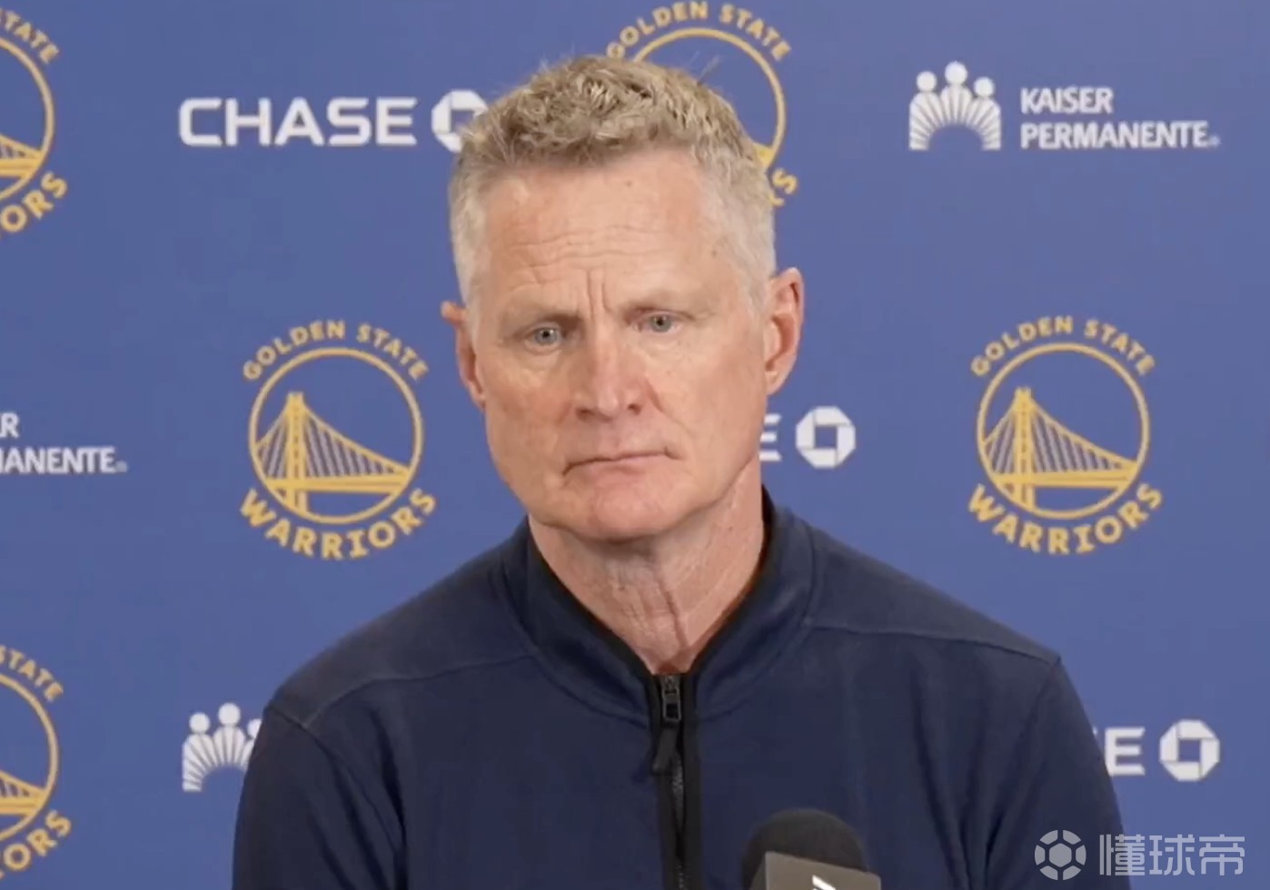 科尔：现在的情况能进前八就很好，我不担心库里回归后的状态