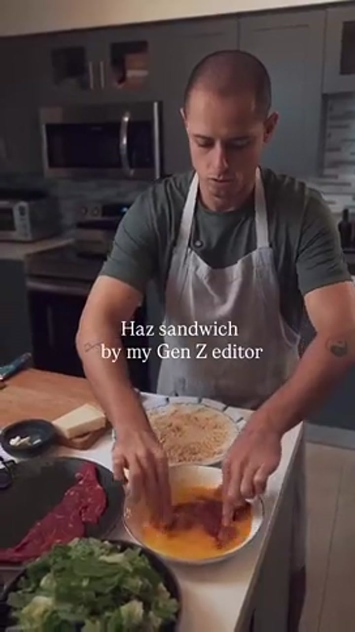 小豌豆转型成为了一名TikTok美食博主