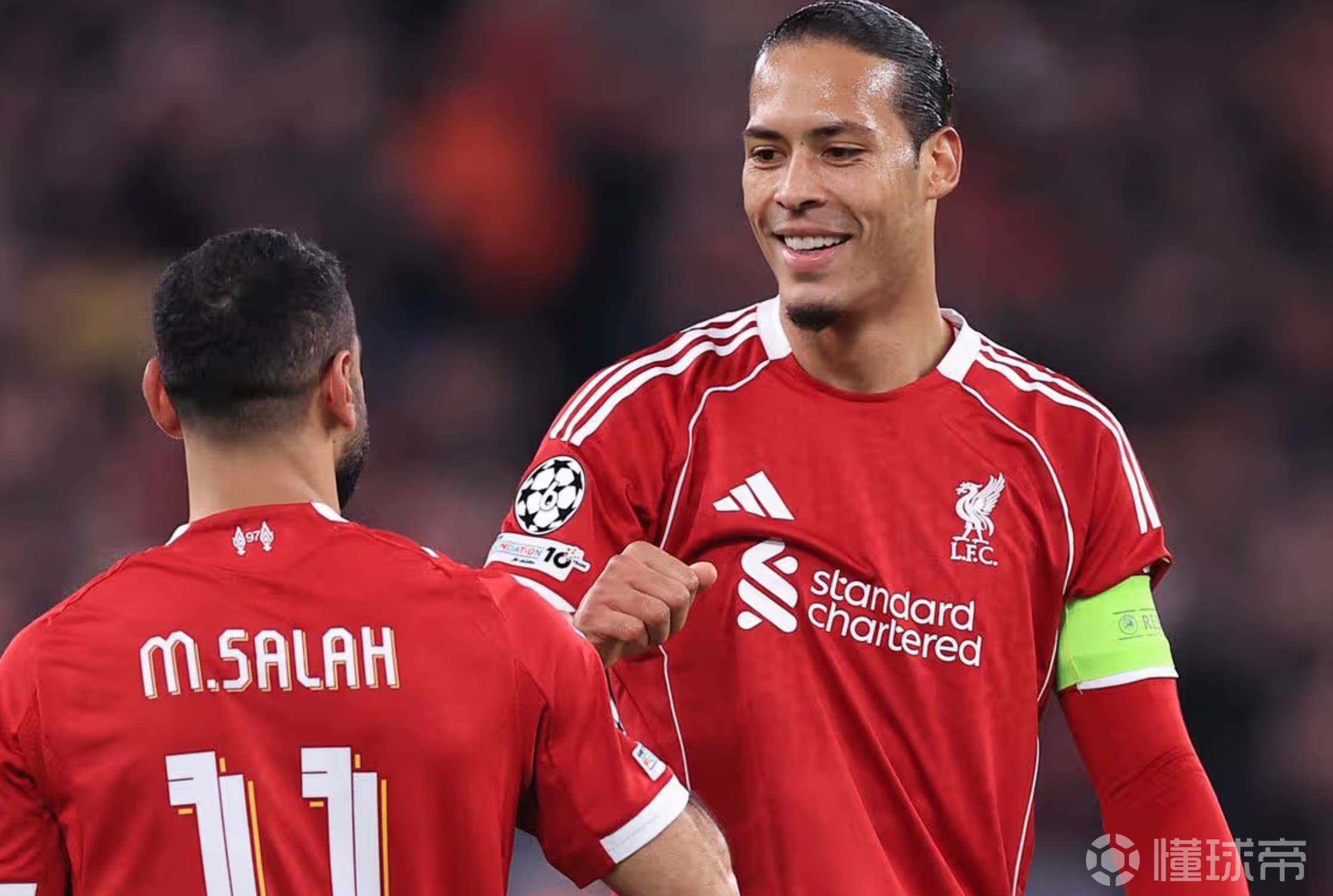 范戴克：罚丢点球也是比赛的一部分，我为萨拉赫的表现高兴