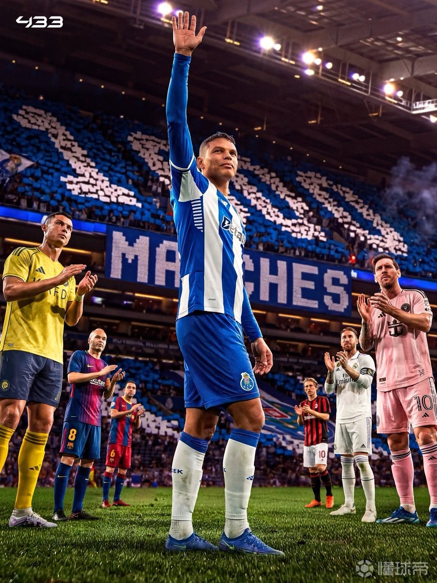 传奇！蒂亚戈-席尔瓦迎来生涯第1000场正式比赛