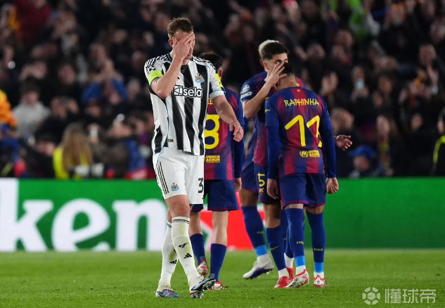 下半场突然崩盘，纽卡队史首次在欧战单场丢掉6+球