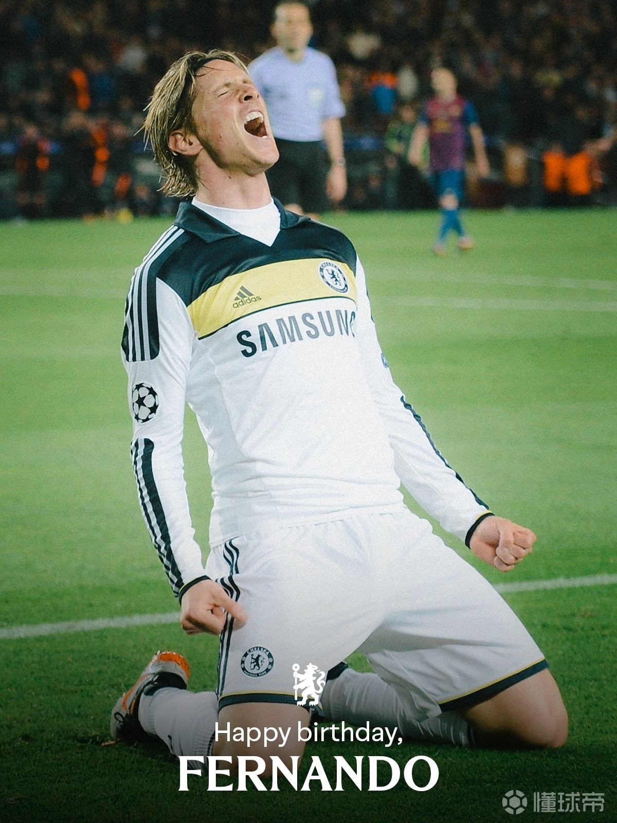 托雷斯迎42岁生日，切尔西官方送上生日祝福