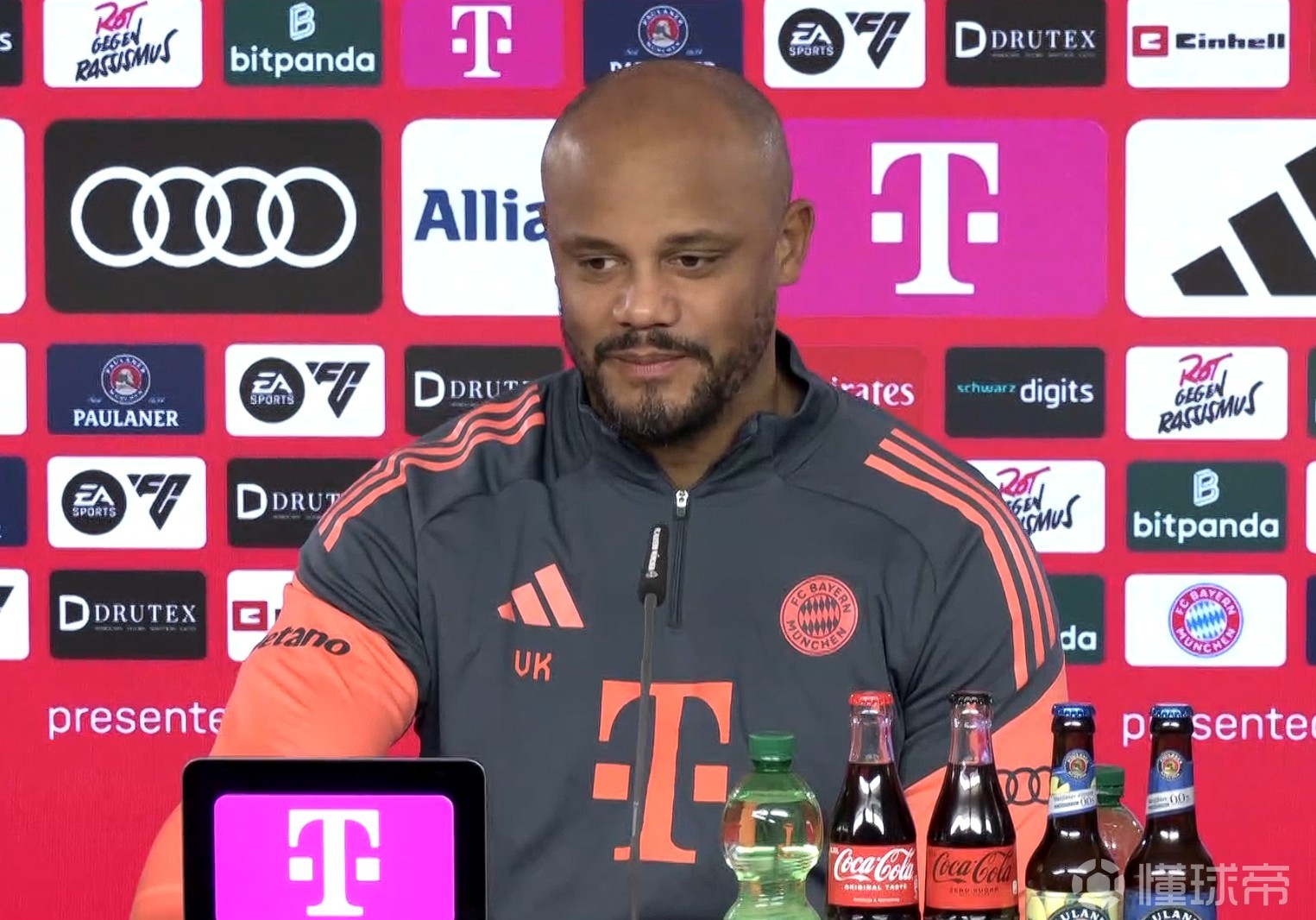 孔帕尼：我和纳格尔斯曼关系很好，当初没意识到40岁还很年轻