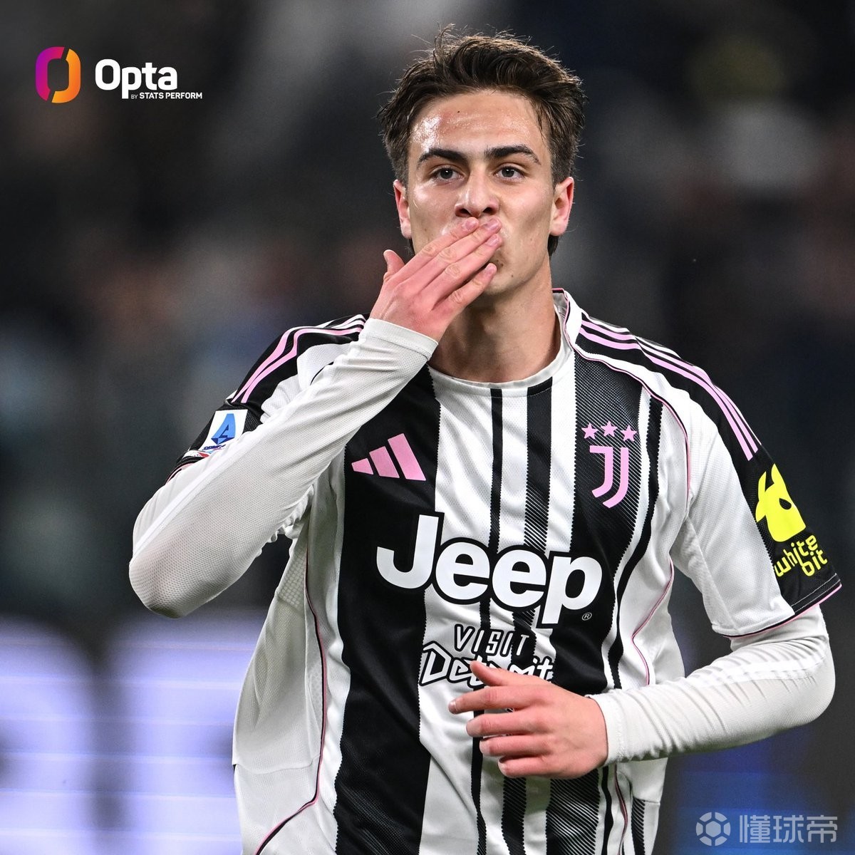 21岁前单赛季意甲进球上双，伊尔迪兹是近55年来尤文第一人