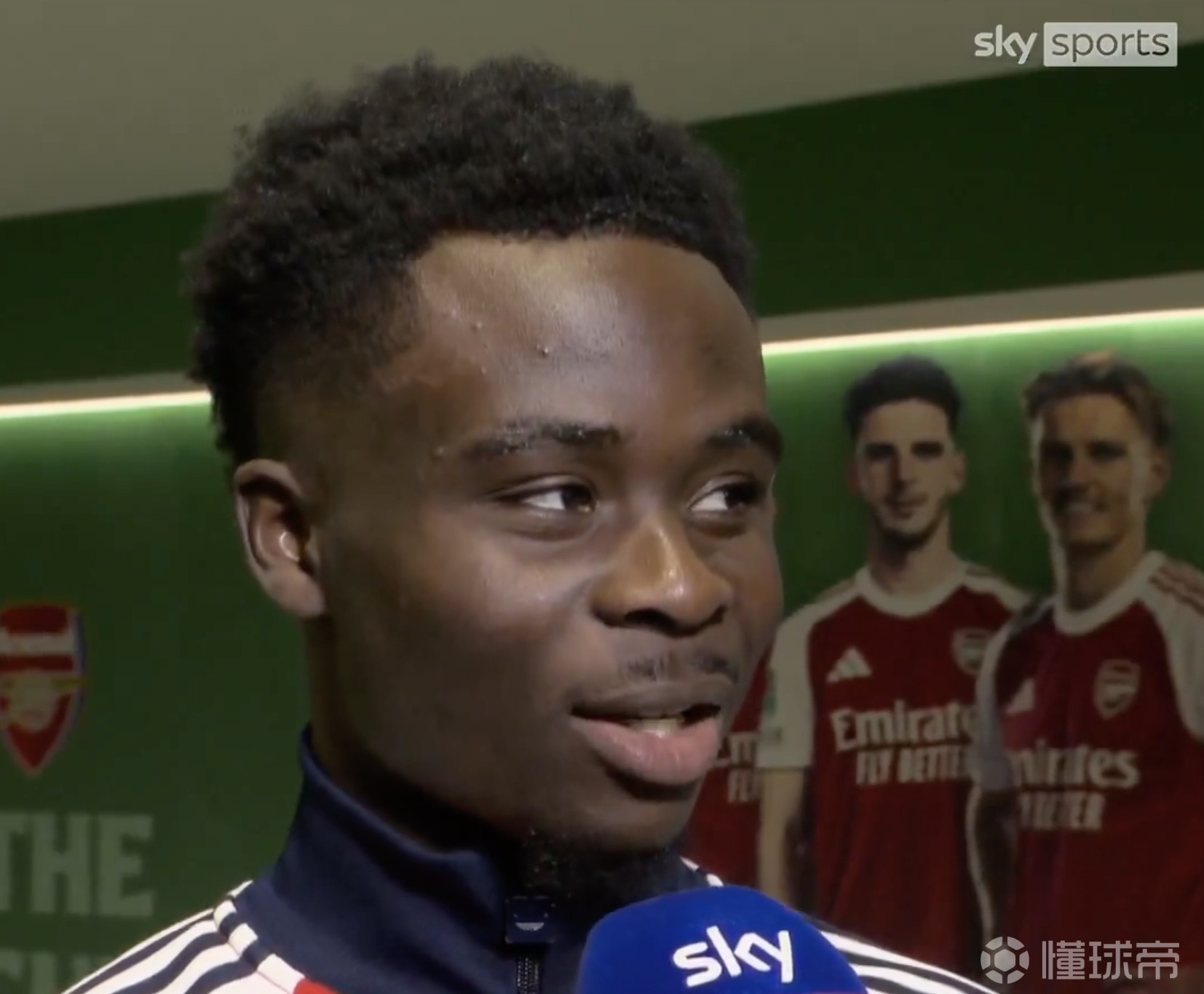 萨卡：决赛一切都有可能发生，希望今天胜利的会是我们