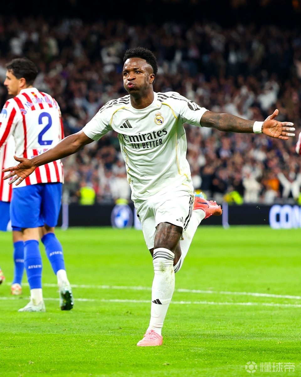 状态火热，维尼修斯职业生涯首次连场上演梅开二度