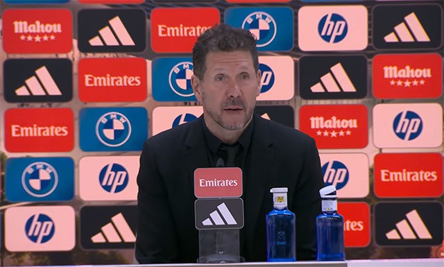 西蒙尼：我不认为我们没赢是因为判罚，我们本可以做得更好