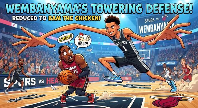 狂砍83分后秒变弱鸡？阿德巴约遭文班亚马打爆，17中5现原形