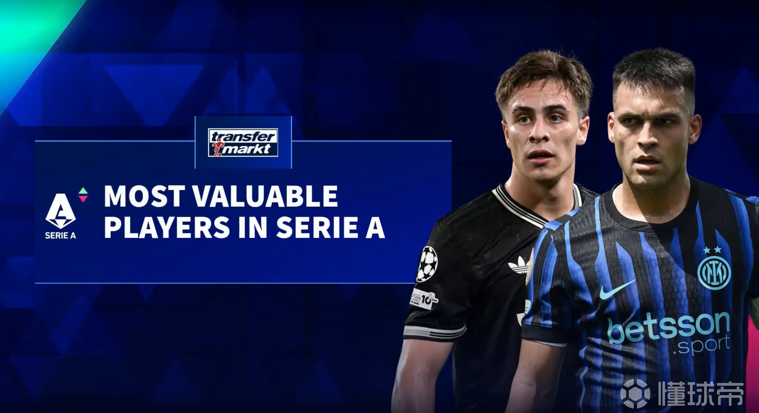 德转意甲身价前10：劳塔罗、伊尔迪兹前2，帕斯、霍伊伦上榜