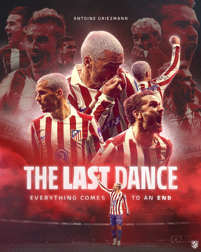 格列兹曼告别马竞：还有时间全力以赴 我的心将永远属于这里