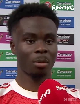 萨卡：输掉联赛杯肯定会难受，但我们会以更好的状态重新出发