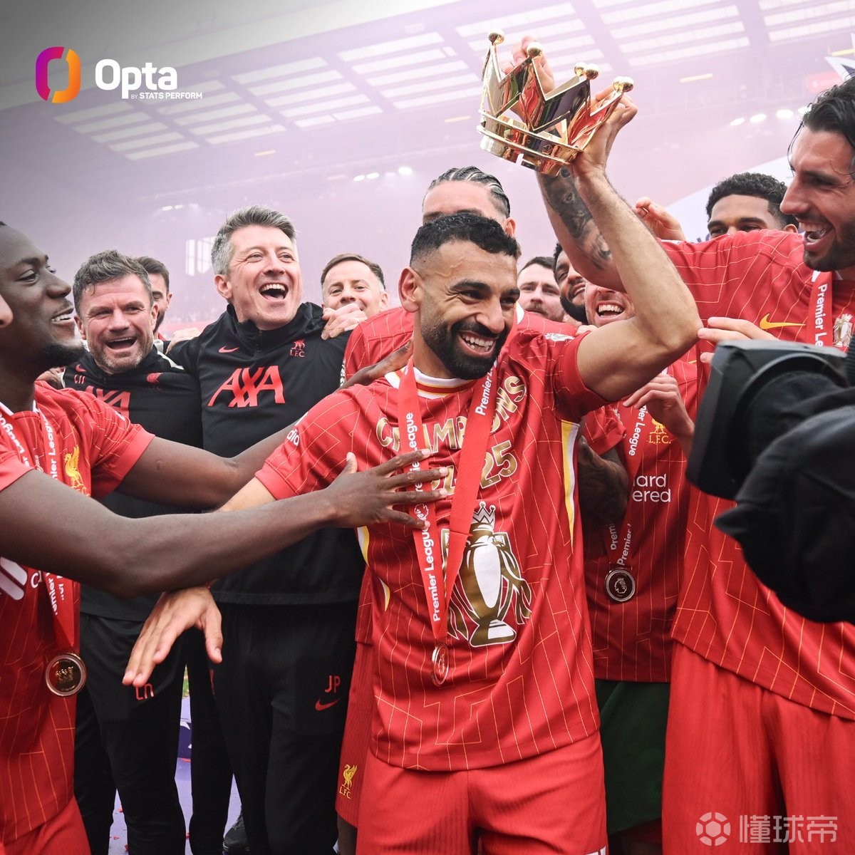 189球92助，萨拉赫是代表单一球队英超参与进球纪录的保持者