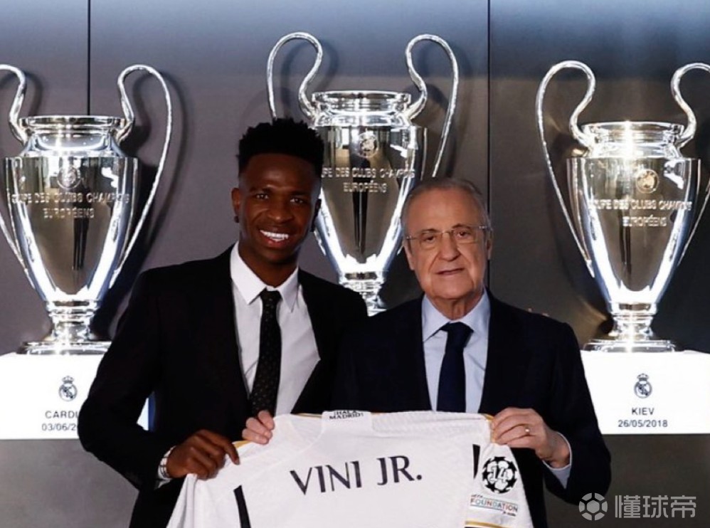 斯基拉：维尼修斯正在接近与皇马续约到2031年