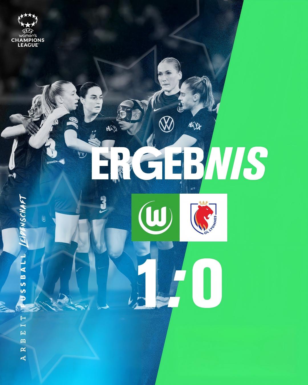 女足欧冠战报：狼堡主场1比0里昂