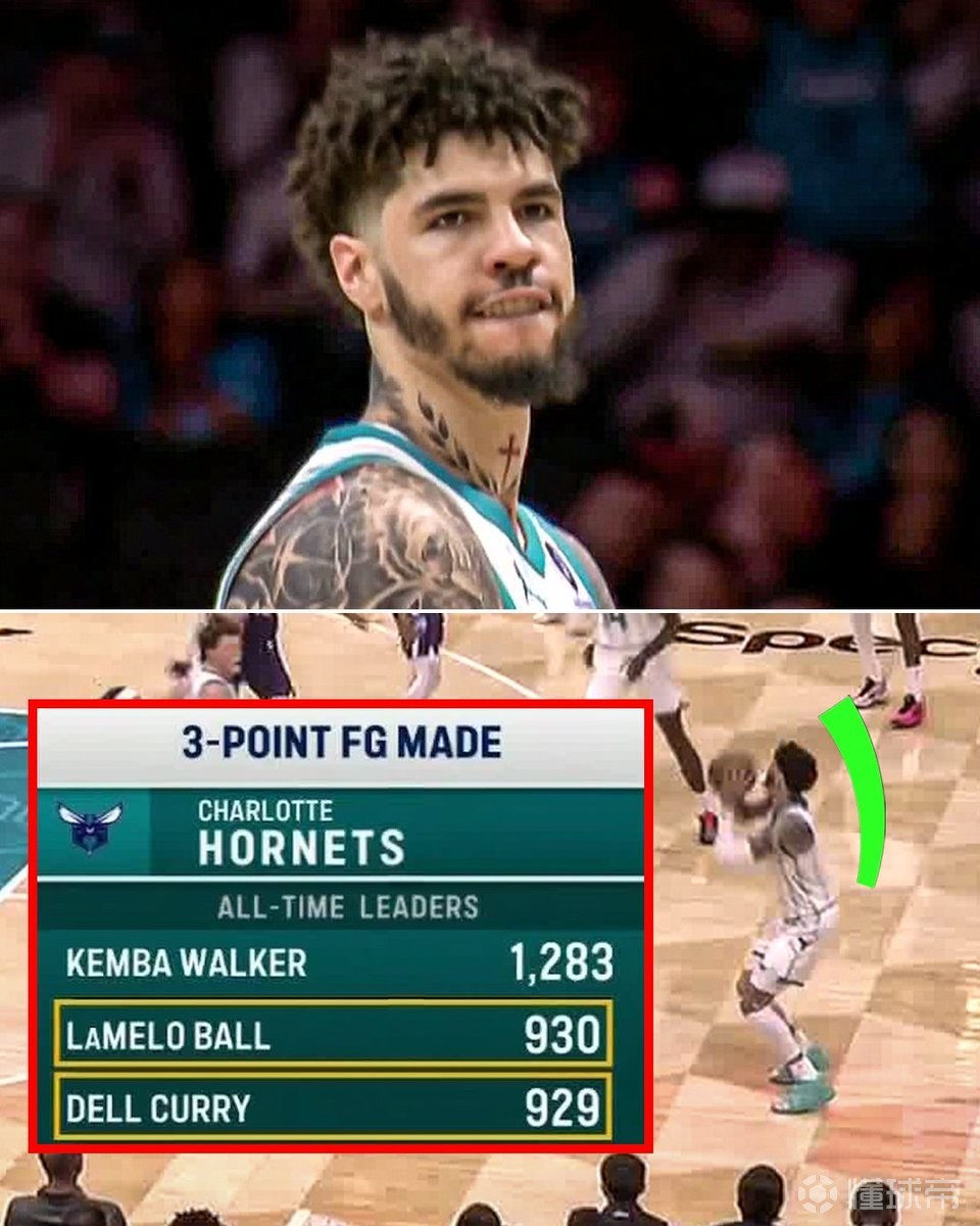 超越老库里，三球为黄蜂投进930粒三分球排名队史第二