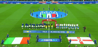 半场：意大利0-0北爱尔兰，基恩、迪马尔科、雷特吉造险