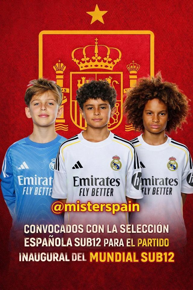 西甲未来之星U12世界杯：卡西儿子担任皇马门将 子承父业疯狂救险