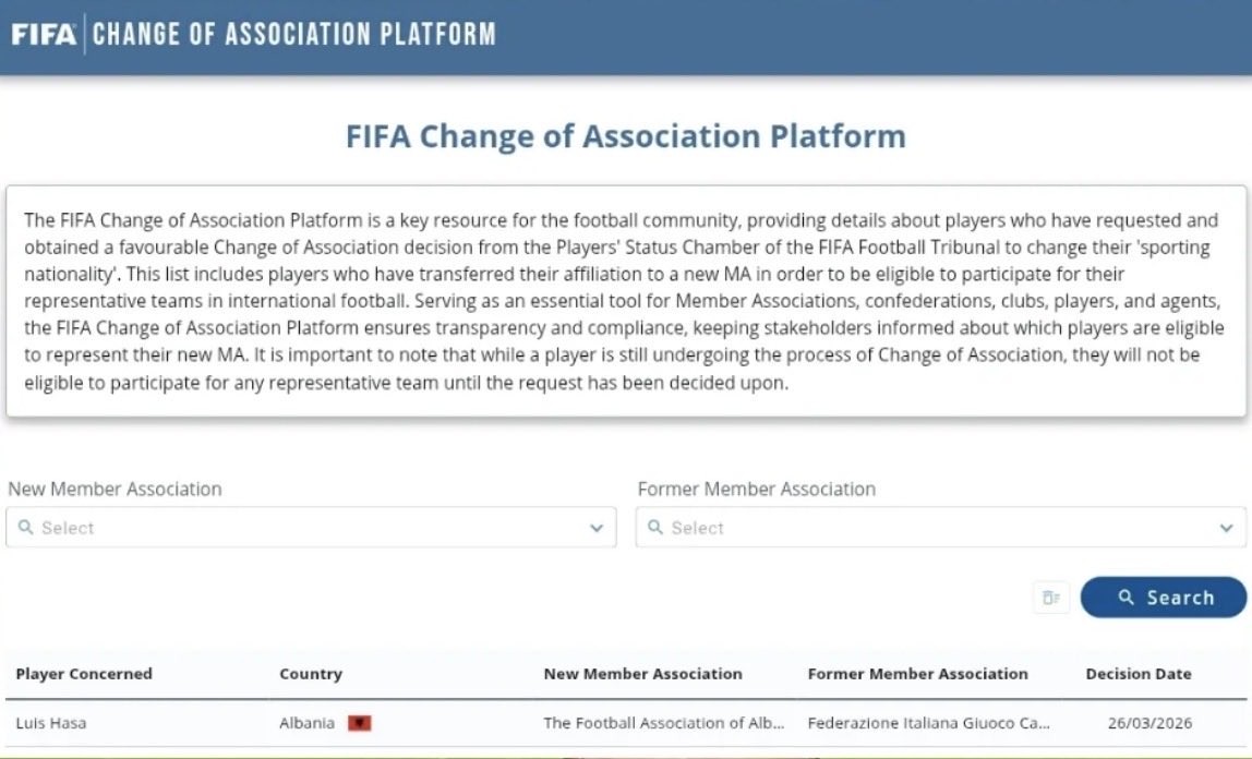 官方：那不勒斯中场哈萨变更意大利会籍，转投阿尔巴尼亚