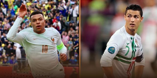 生涯前95场国家队比赛，27岁姆巴佩的数据竟完爆C罗？