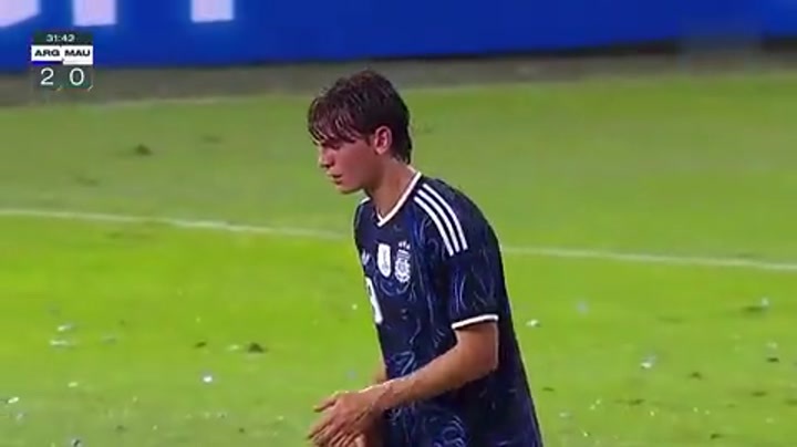 友谊赛-梅西出战帕斯处子球 阿根廷2-1毛里塔尼亚