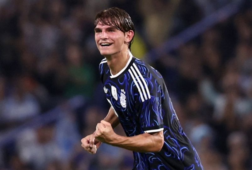 帕斯：从小看梅西的任意球长大 今天我打入了属于自己的任意球