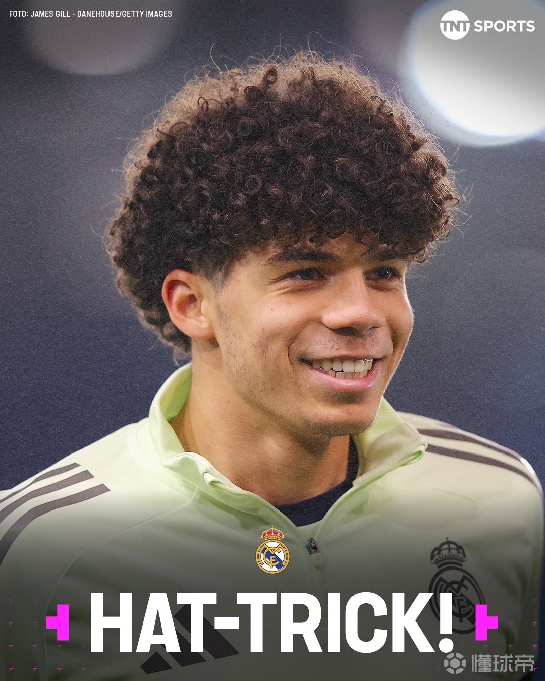 现年16岁，马塞洛儿子恩佐代表皇马U19仅用35分钟戴帽