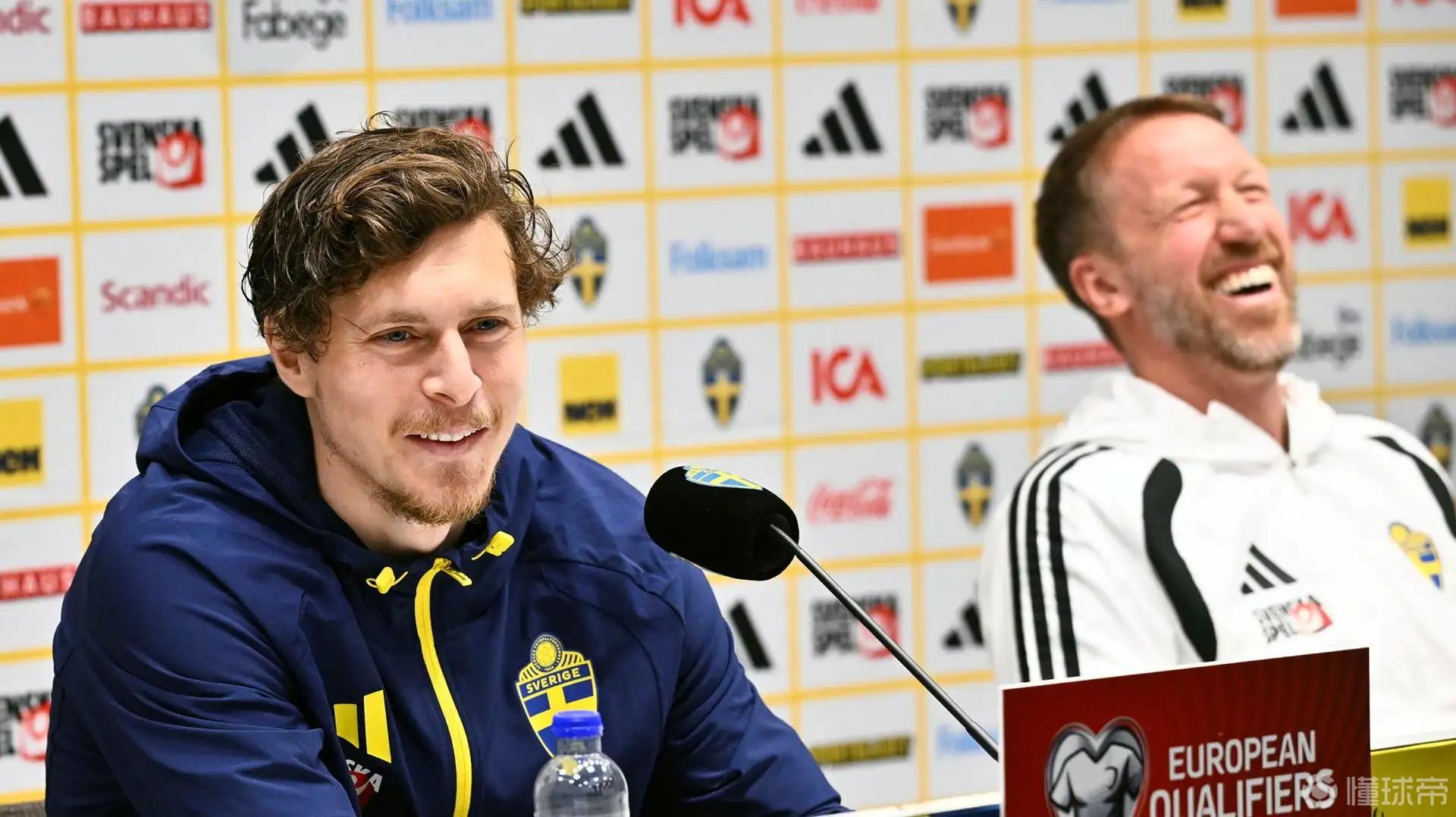 林德洛夫：莱万是我们的重点盯防对象；想和瑞典再参加一次大赛