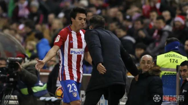 盖坦：在马竞我一直都在尽力，也说不上到底哪里出了什么问题