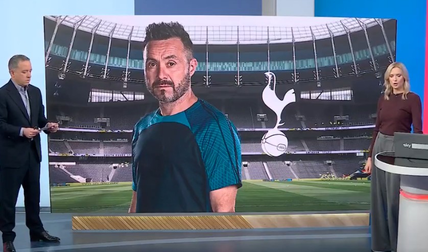 天空体育：热刺即将官宣德泽尔比成为新任主教练