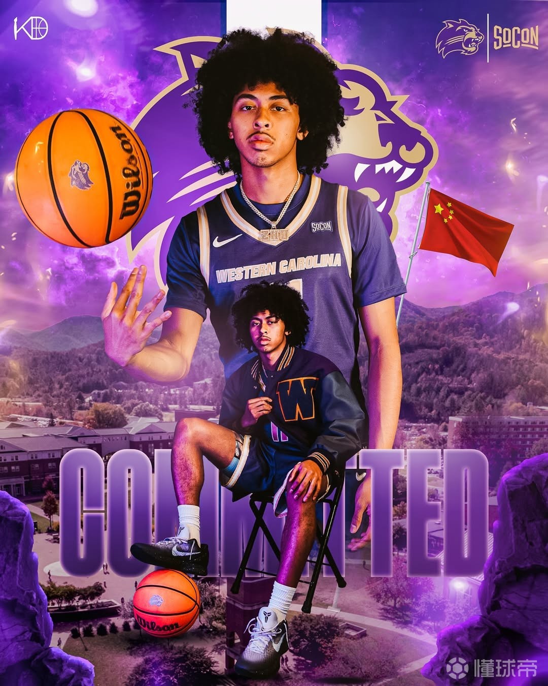 NCAA再添中国球员！国青小将朱正承诺加盟西卡罗莱纳大学