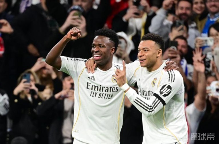 西甲球员月薪Top5：姆巴佩、维尼修斯267万欧并列第一