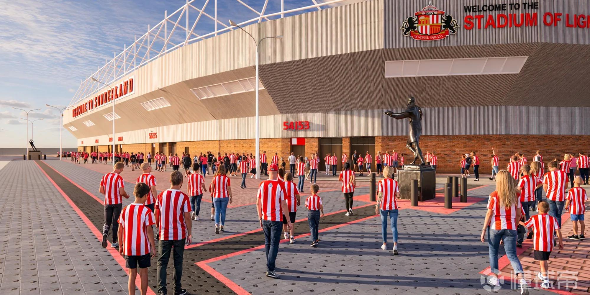 太阳报：桑德兰球迷可将名字刻在球场外石板墙上，价格99镑至500镑不等