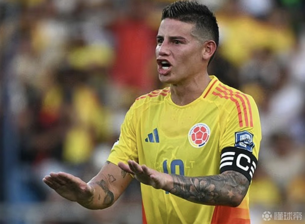 官方：J罗在对阵法国的比赛次日出现严重脱水，已接受三天治疗