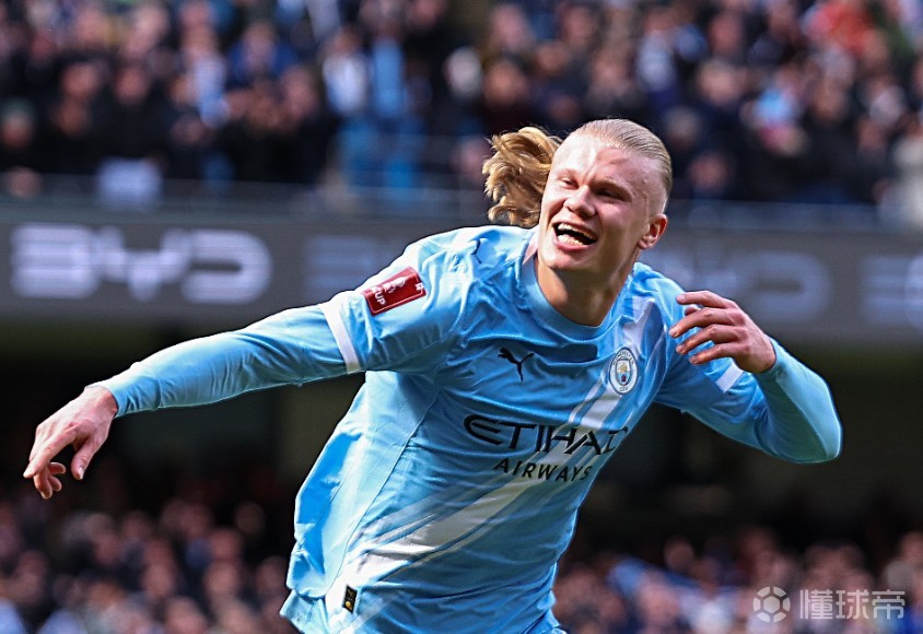 哈兰德曼城生涯9次面对利物浦打进7球，且最近3场打进5球