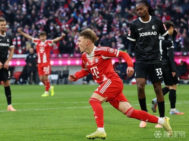 让二追六+让二追三，拜仁本赛季两次0-2落后弗赖堡均逆转取胜