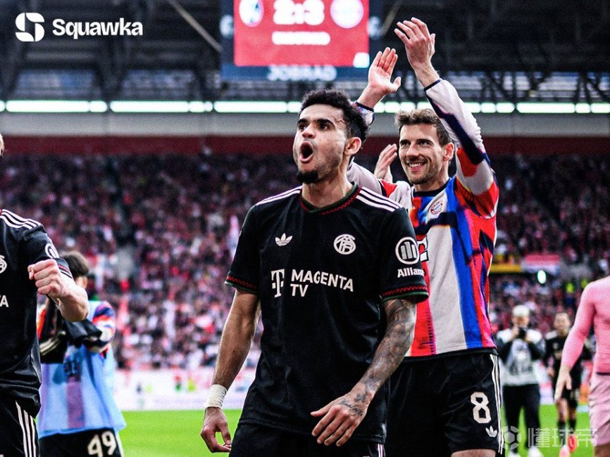 80分钟落后两球最终完成逆转，拜仁是德甲历史第三队