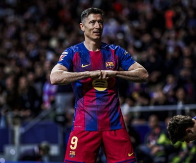 185场118球，莱万超过斯托伊奇科夫升至巴萨队史射手榜第十四