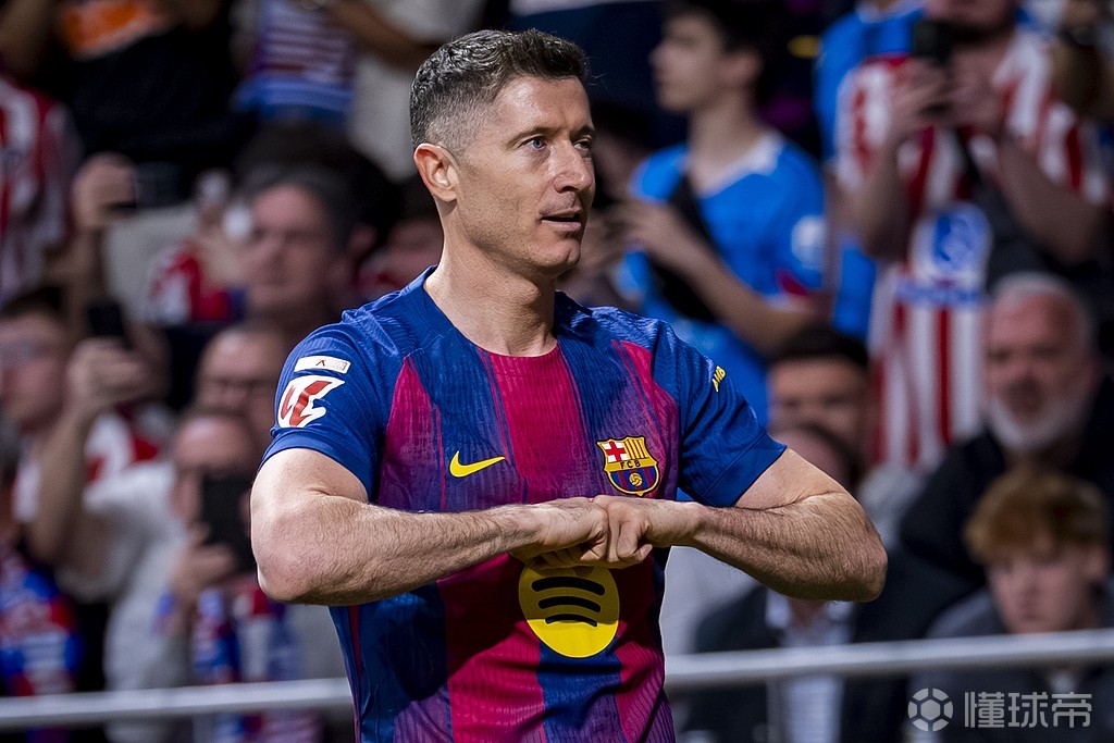 莱万本赛季联赛已进12球，距37岁球员西甲单赛季进球纪录仅差1球