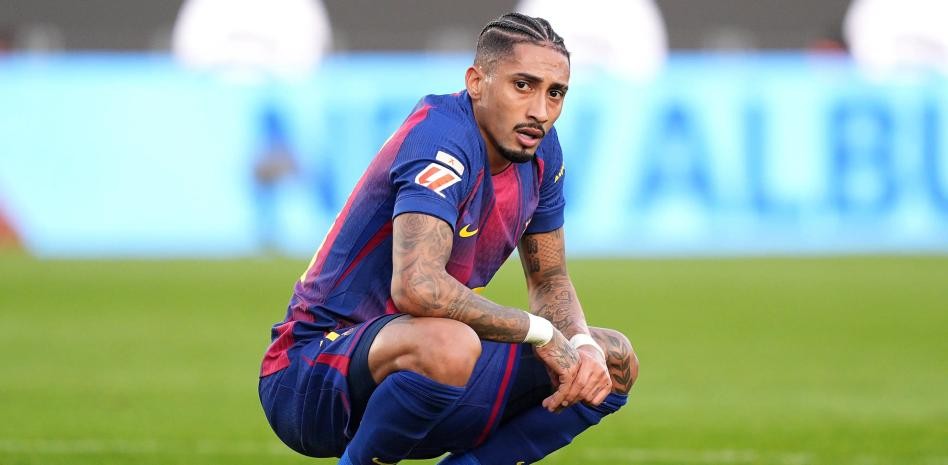 世体：拉菲尼亚还需一个月复出，巴萨希望他赶上下月国家德比