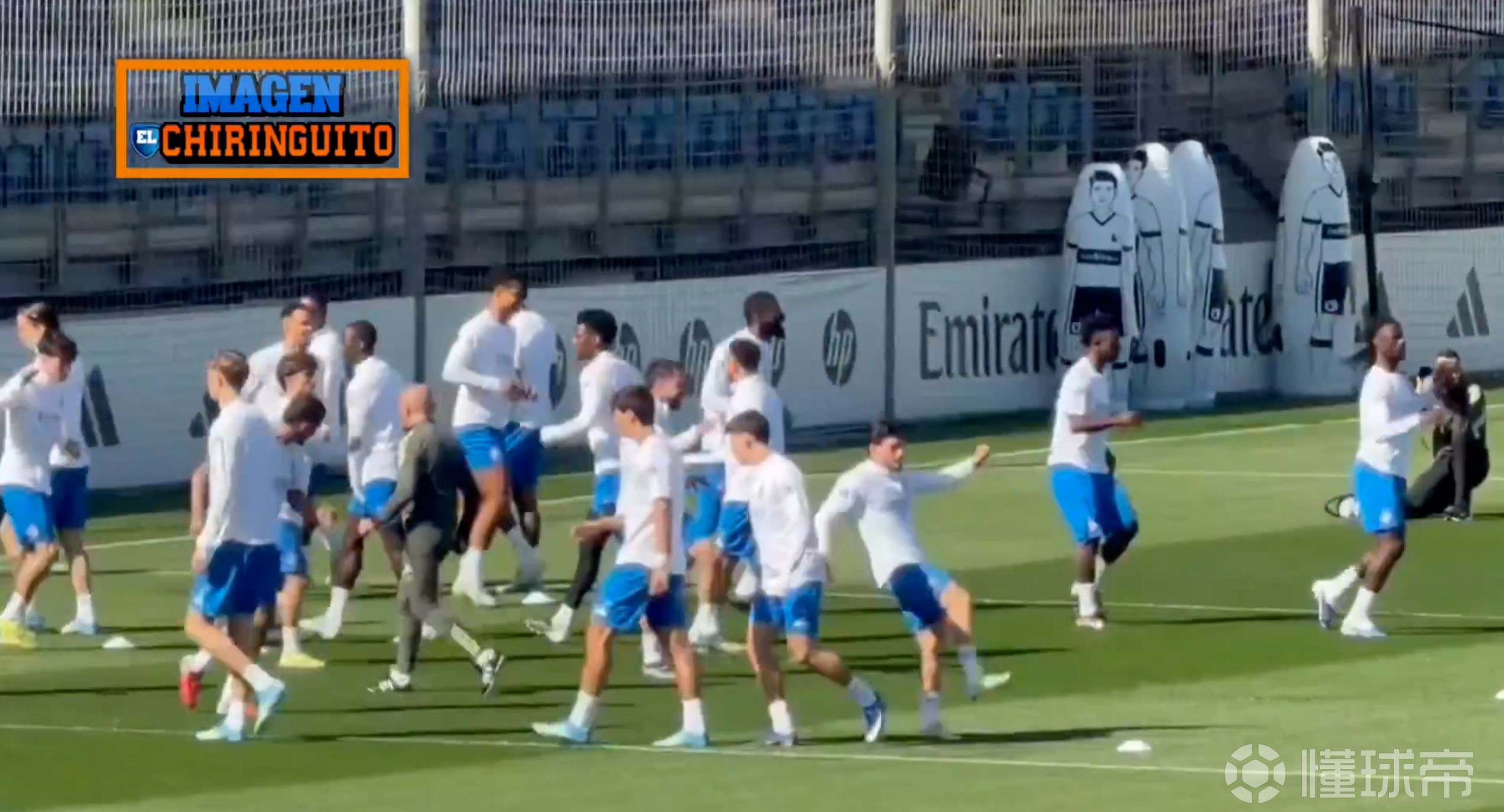 记者：费兰-门迪参加皇马vs拜仁的赛前最后一练