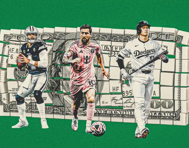 揭秘体坛“提款机”：梅西C罗领衔，巨星到底多能吸金？