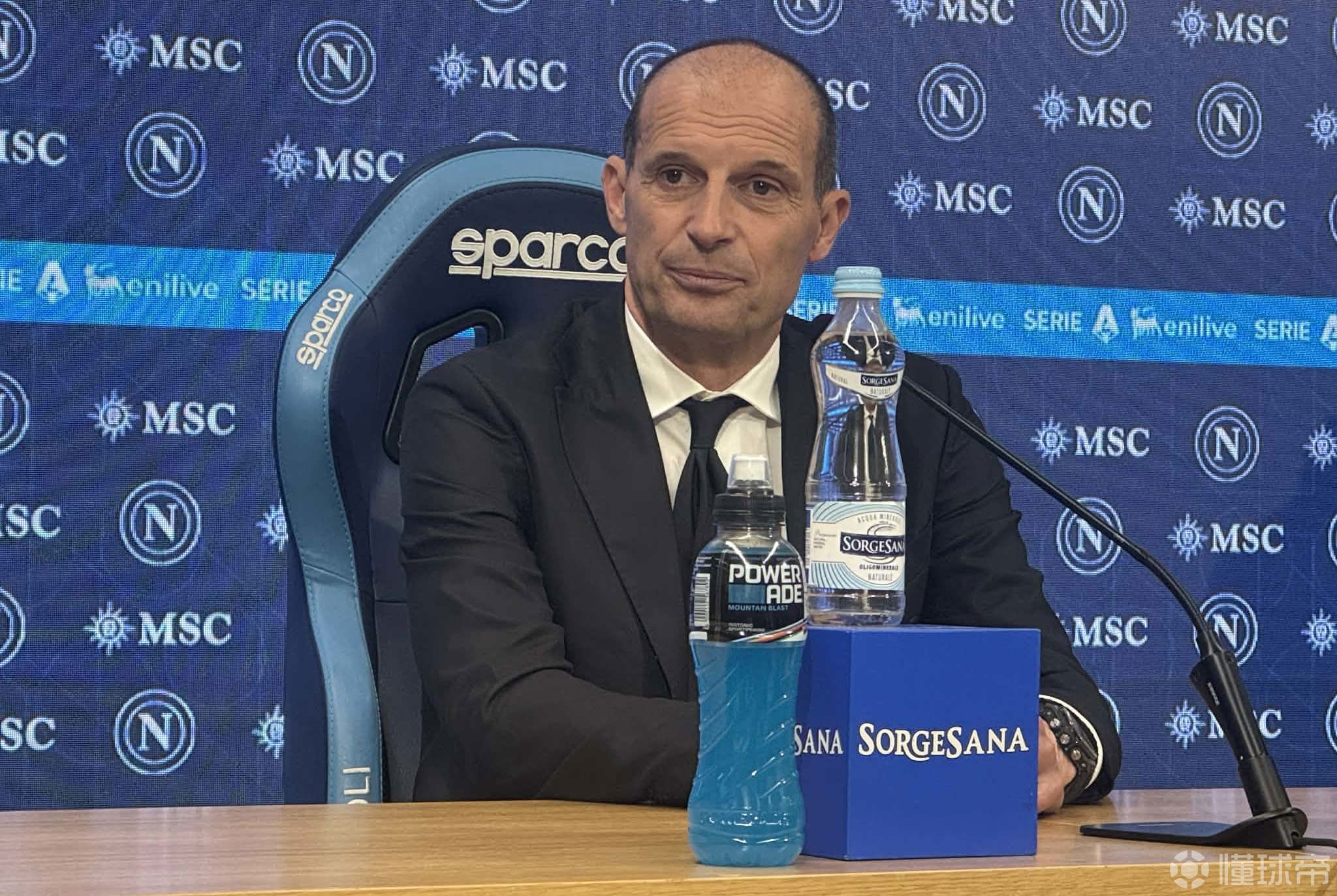 阿莱格里：联赛还剩七场比赛，我们必须拿到进欧冠所需的积分