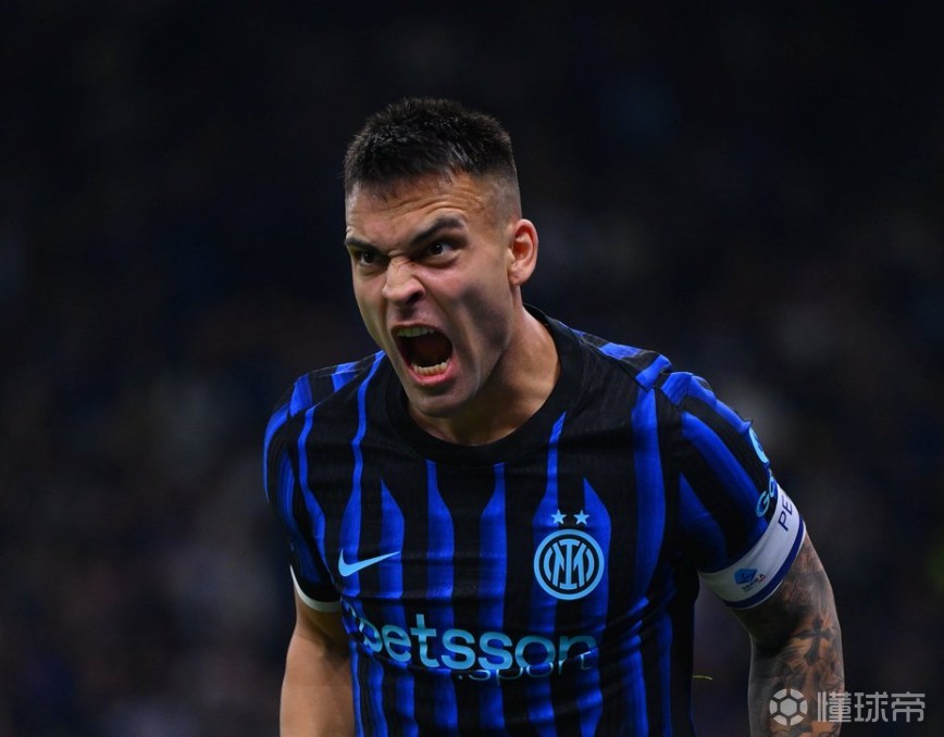 国米官方：劳塔罗当选与罗马一役队内最佳球员