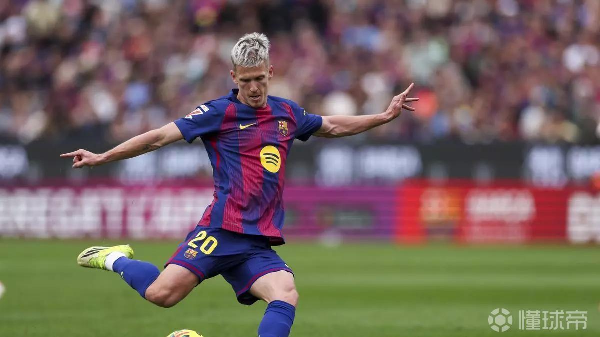 每体：踢伪九表现出色，奥尔莫有望成为巴萨对马竞的X因素