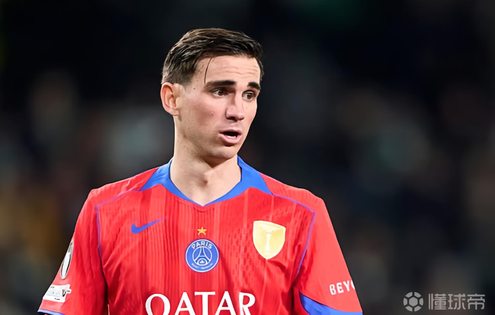 名记：巴黎对法比安的因伤休战感到不满，认为其已经完全康复