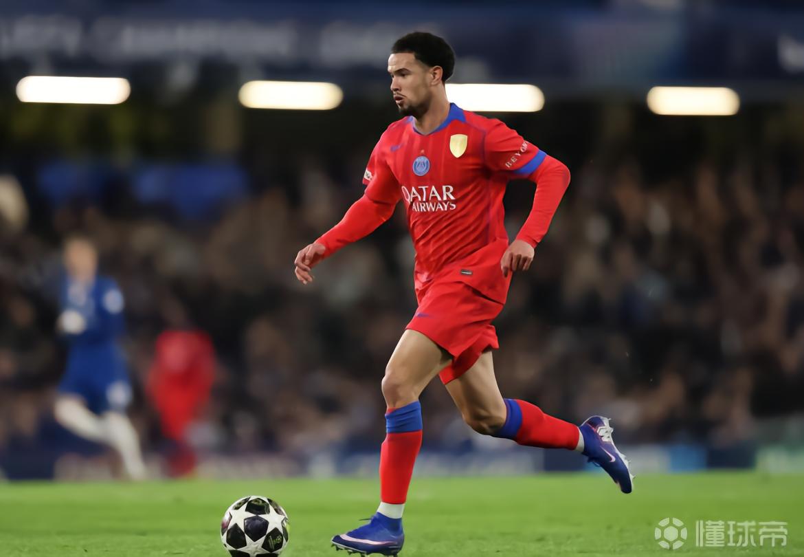 20岁31天，扎伊尔-埃梅里超贝林成欧冠历史出战40场最年轻球员